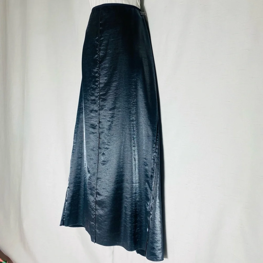 Zara Metallic Pencil Skirt Blogger Favorite Size M - Picture 5 of 14